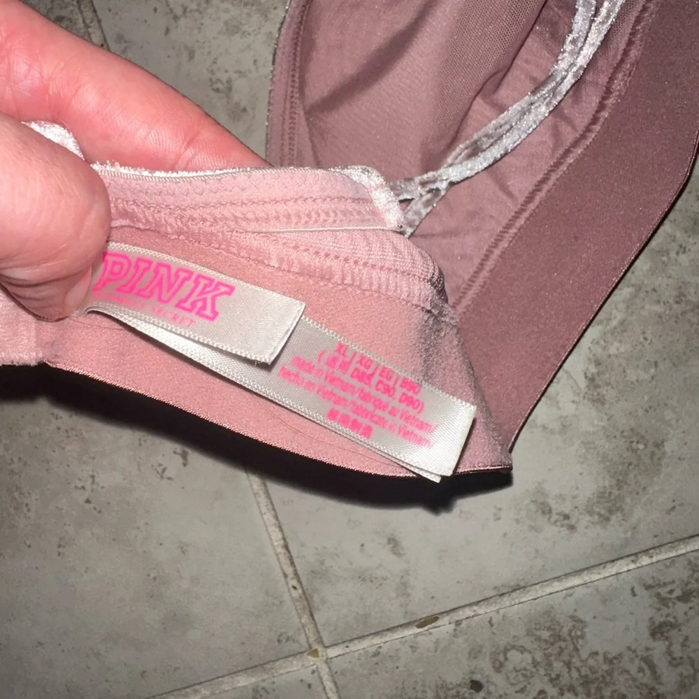 Victoria’s Secret‎ Pink Velvet Strappy Bralette Size XL Boho